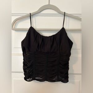 Princess Polly black going out top